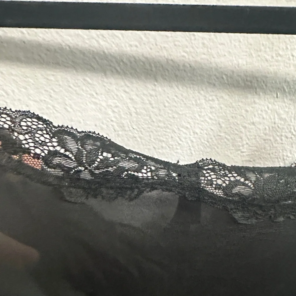 torrid Black Lace Trim Satin Slip - Picture 11 of 13
